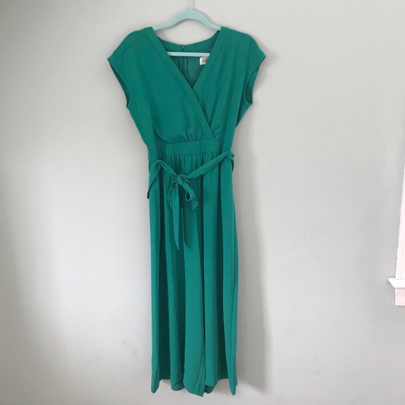 Eliza J Faux Wrap Crop Jumpsuit Nordstrom - Picture 5 of 8